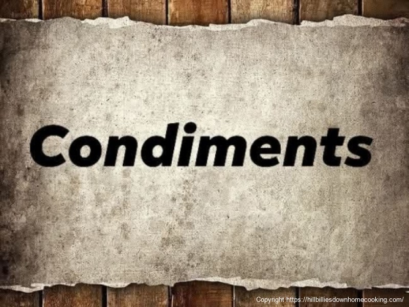 Condiments