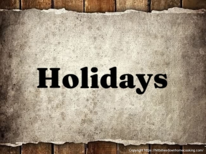 Holidays