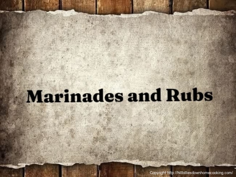 Marinades
